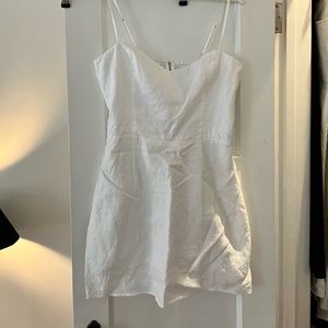 Reformation White Mini Dress